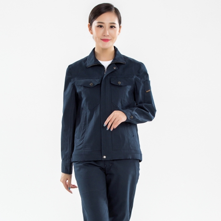 	藏青色造纸厂工作服
定制工造纸厂工作服工作服